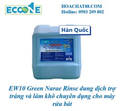 EW10 Green Narae Rinse dung dịch trợ tráng và làm khô chuyên dụng cho máy rửa bát